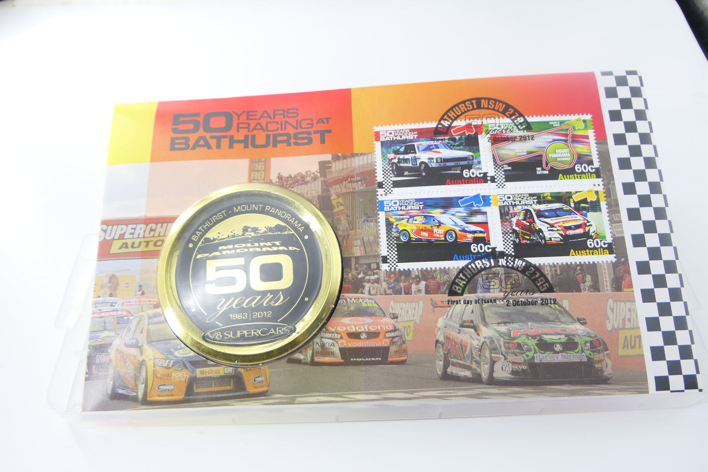 Australia Post 50 Years Racing at Bathurst PNC — Mount Panorama V8 Supercars 1963-2012 front