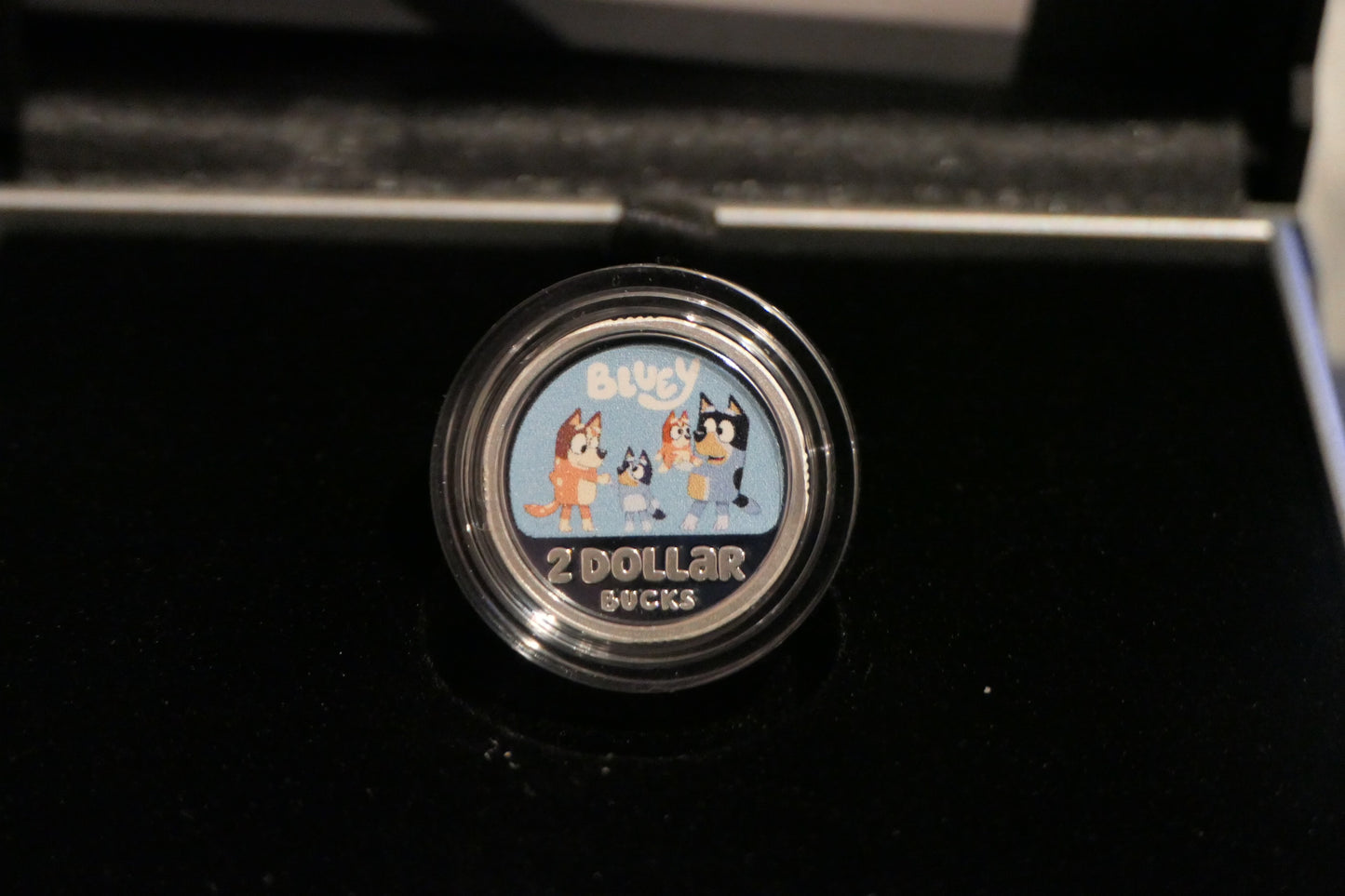 2026 Royal Australian Mint Bluey Silver $2 Proof Coin Special Edition reverse