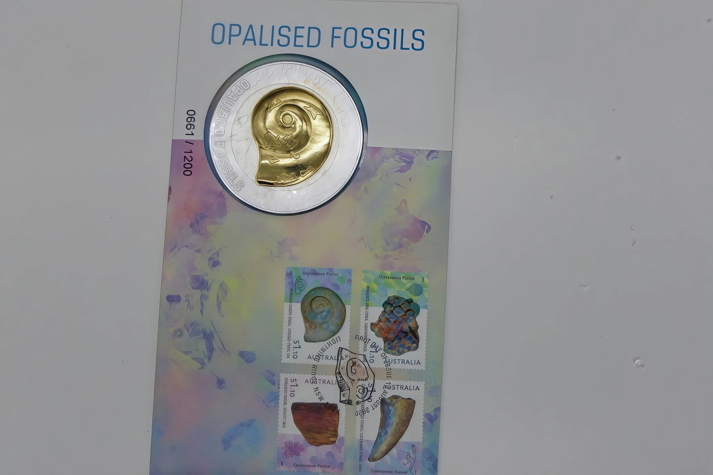 Opalised Fossils PNC — Limited Edition 0661/1200 front