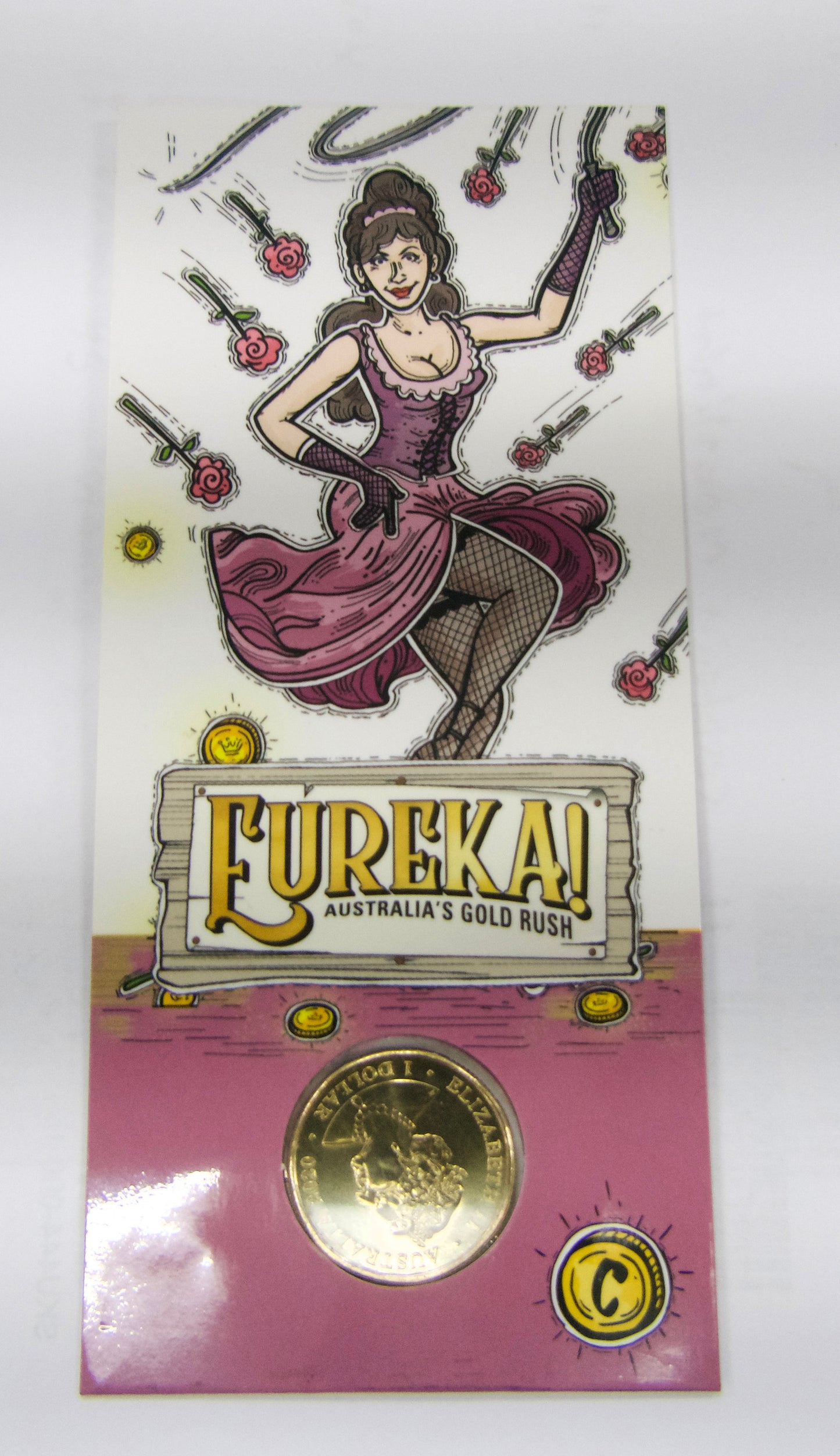 2020 Royal Australian Mint Eureka Gold Rush Lola Montez $1 front