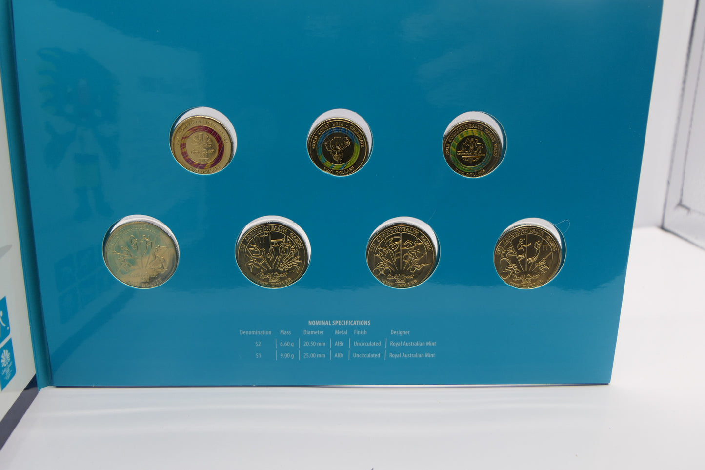 Royal Australian Mint Gold Coast 2018 Xxi Commonwealth Games 2018 Coin Collection reverse