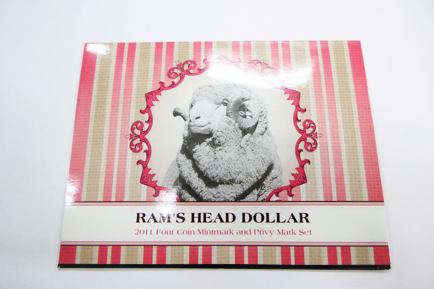 2011 Rams Head Dollar Four Coin Mint Mark Set front