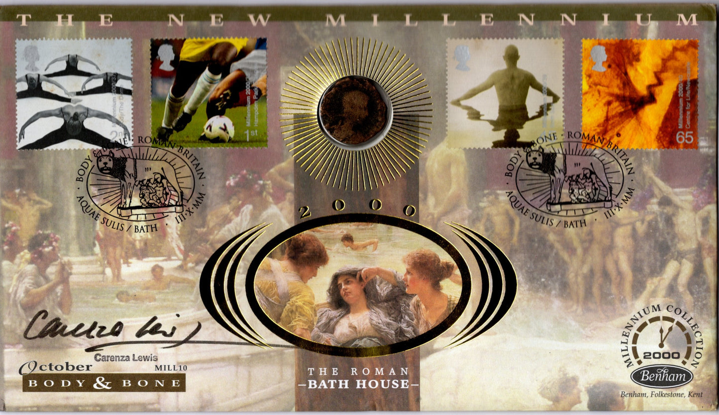 Benham Millennium Collection — the New Millennium — the Roman Bath House — Body & Bone — Signed Carenza Lewis — Mill10 front