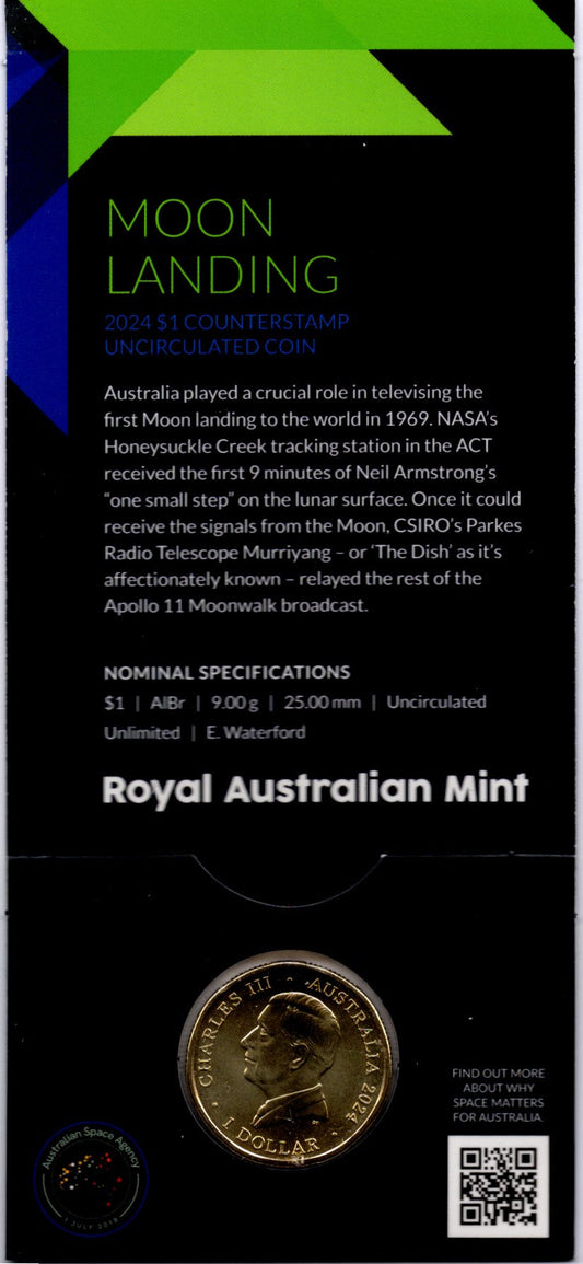 2019 Out of This World — Australia in Space $1 Uncirculated Coin — Royal Australian Mint reverse
