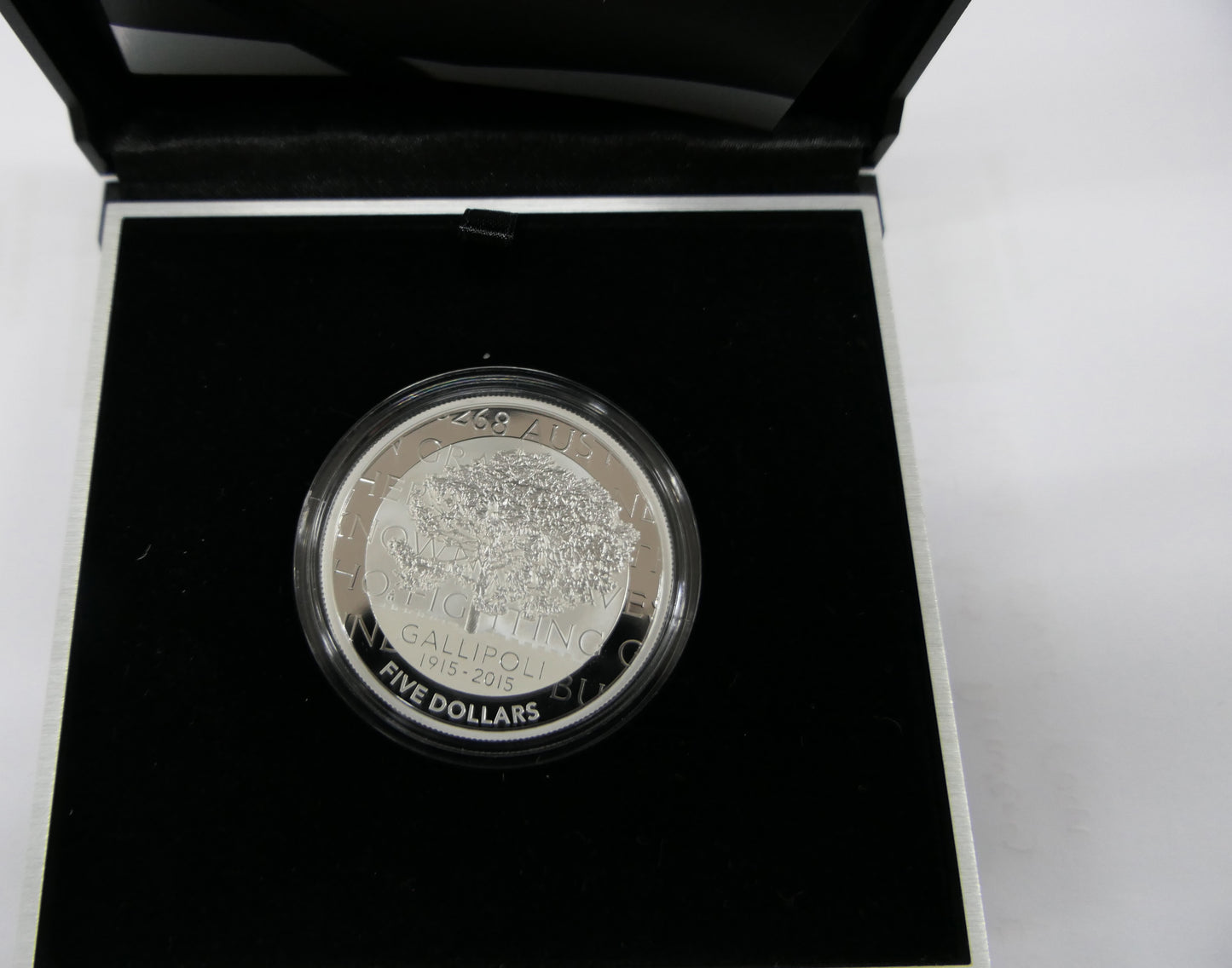 2015 AUSTRALIA CENTENARY of GALLIPOLI LANDING 5 DOLLAR SILVER PROOF COIN front