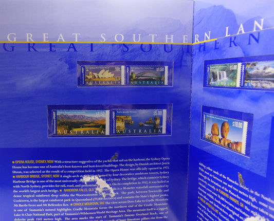 Great Southern Land International Post Stamp Folder