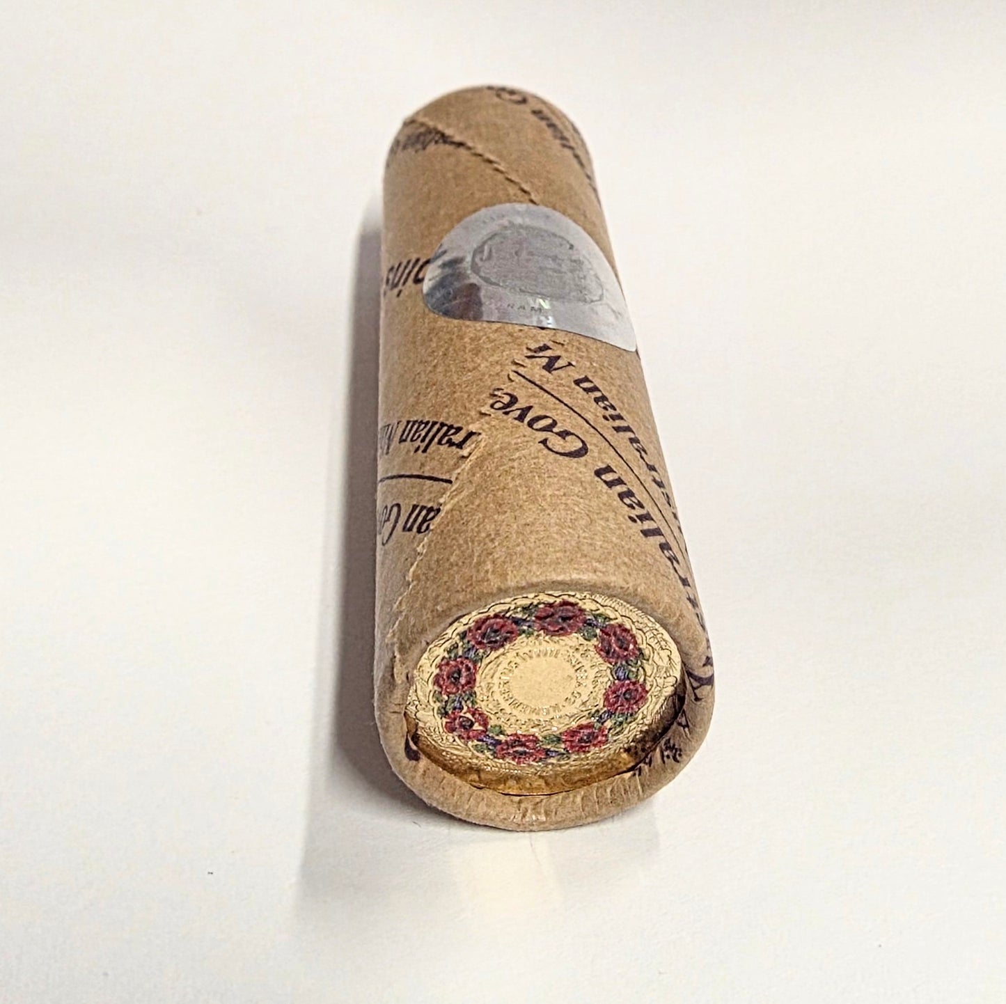 2025 $2 Remembrance 80th anniversary WWII Poppy Wreath Coloured Roll End of War Poppy