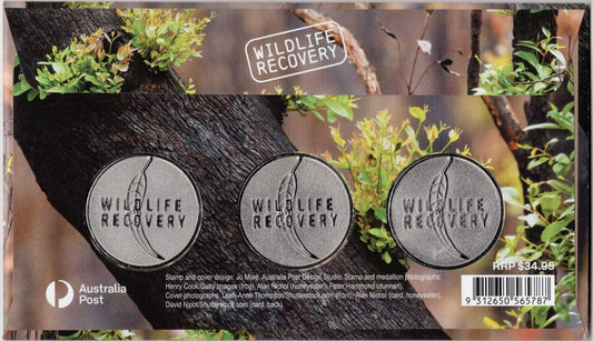 2020 Wildlife Recovery Triple Medallion Cover