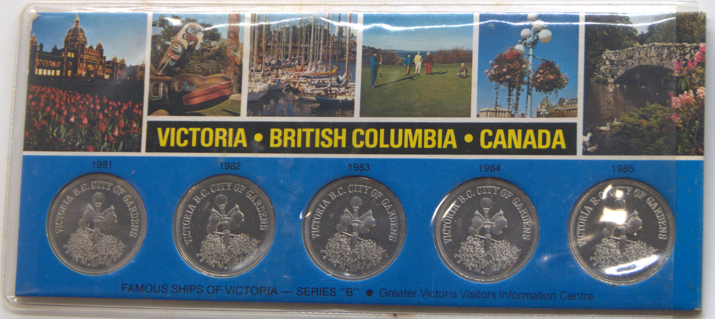 Canada Victoria's Heritage Building Souvenir Medallions Souvenir Token PNC front