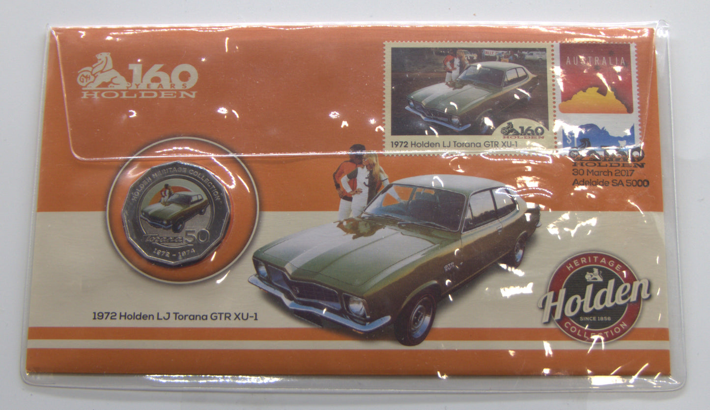 2017 50c PNC. 1972 Holden LJ Torana GTR XU-1 front