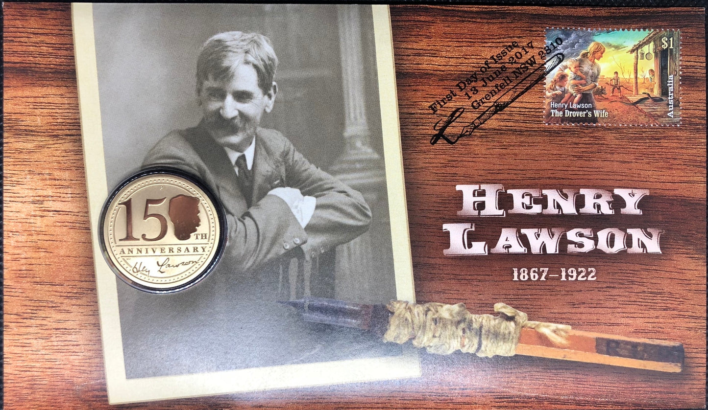 2017 PNC Henry Lawson Perth Mint PNC front