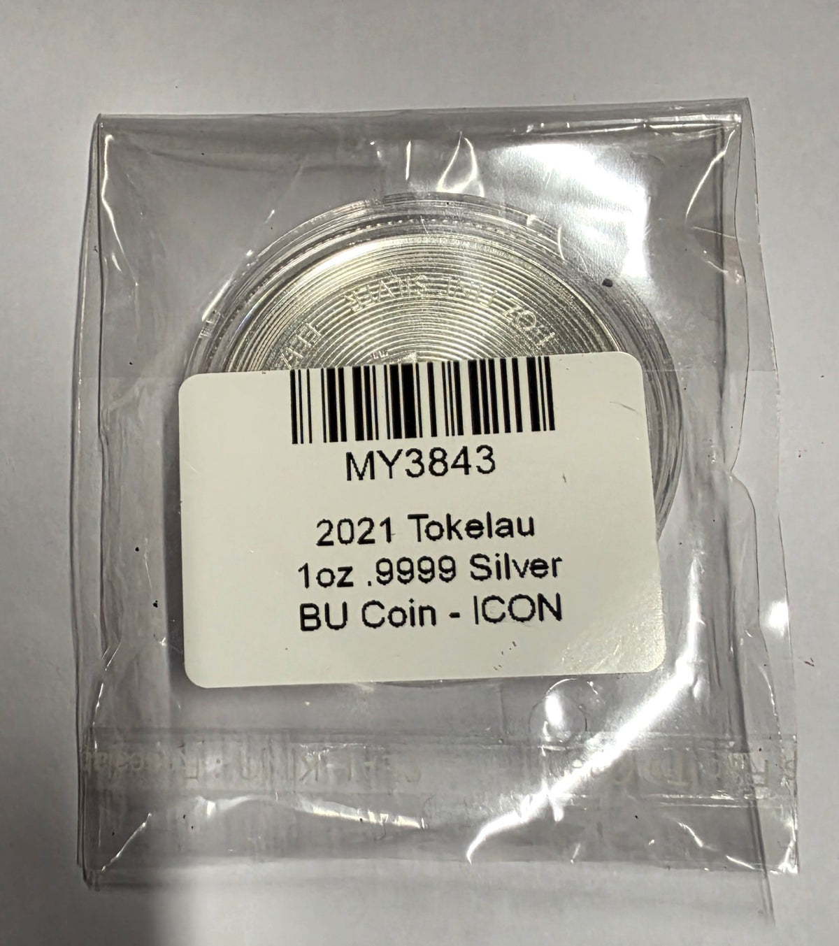 2021 Tokelau 1 oz Silver $5 ICON Mona Lisa (Prooflike)