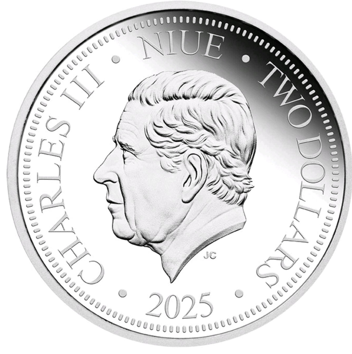 2025 BLUE BANDED BEE Native Bees $2 1 Oz Silver Proof Hologram COIN Niue
