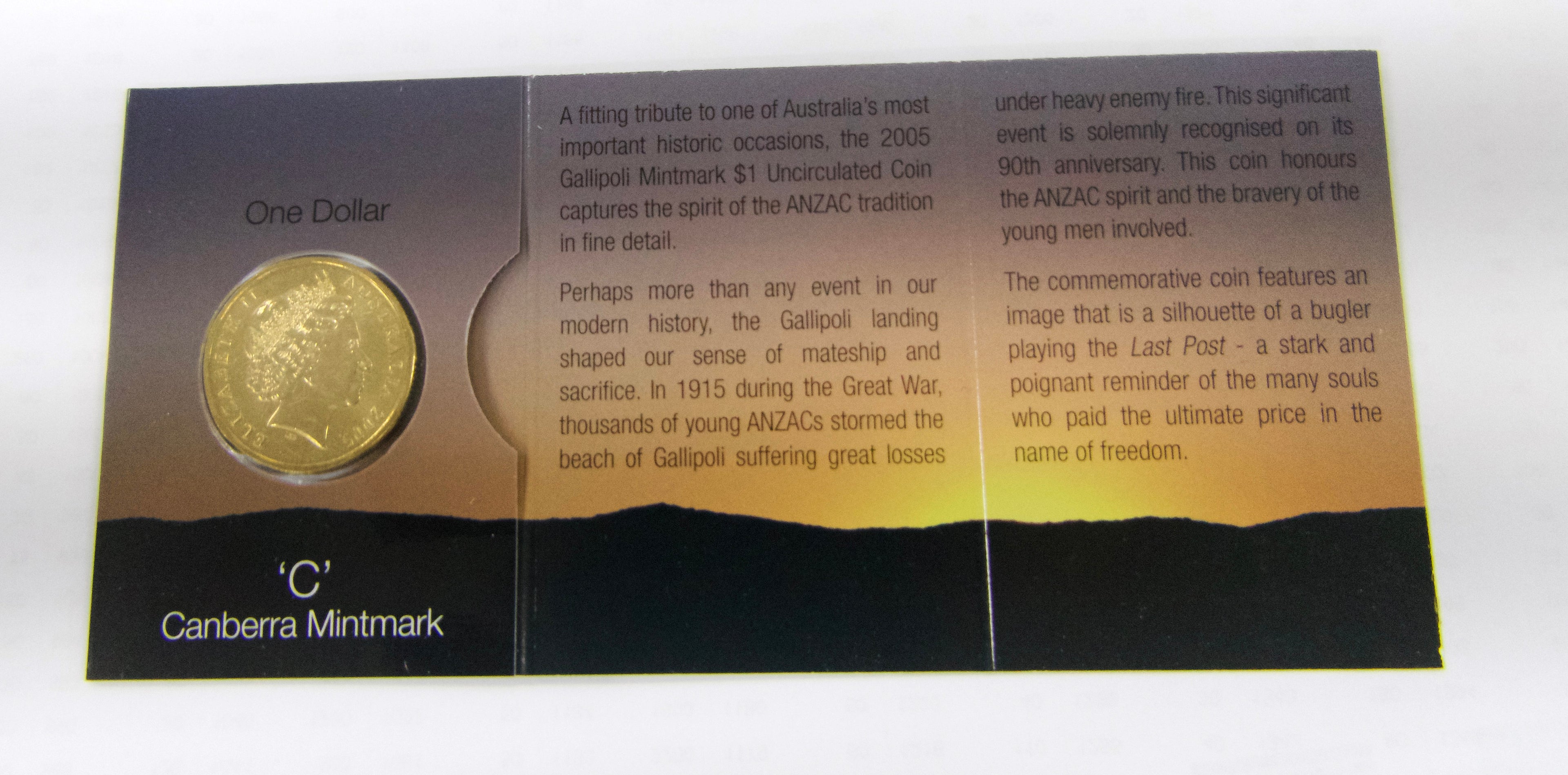 2005 Gallipoli 'C' mm 1$