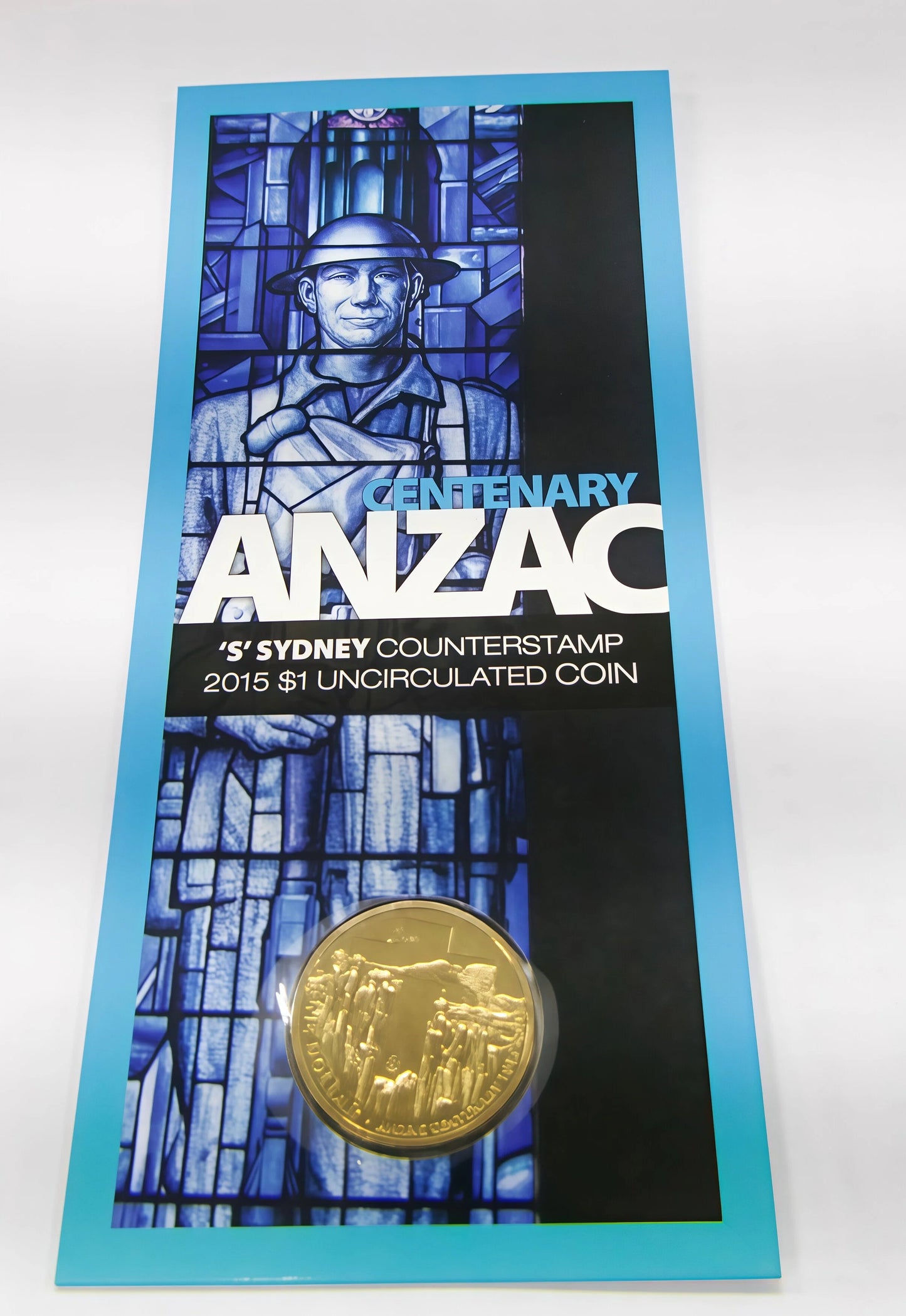 2015 Royal Australian Mint $1 's' Mintmark Centenary ANZAC front