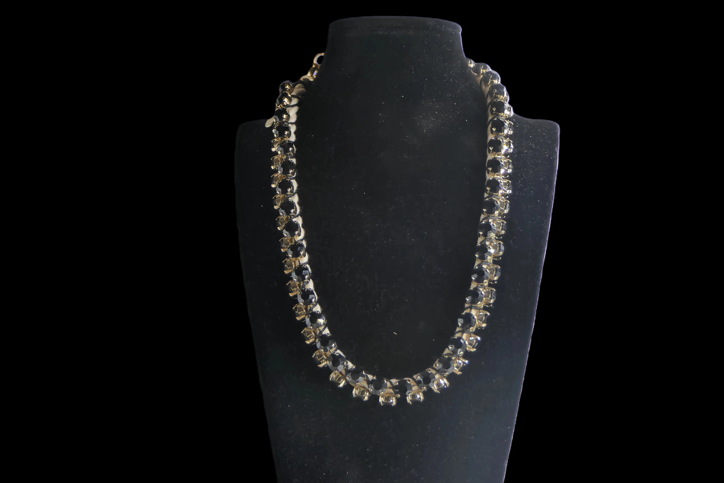 Crystal Tennis Necklace front