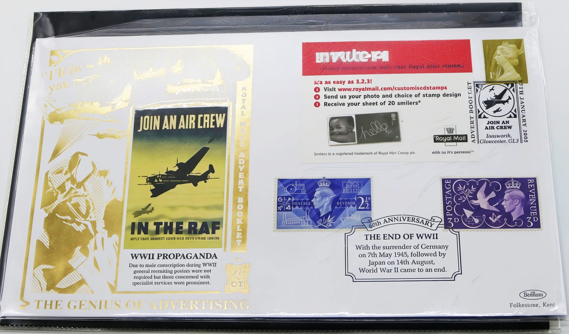 Wwii Propaganda “Join an Air Crew in the Raf” Commemorative Cover front