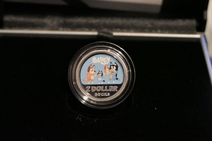 2026 Royal Australian Mint Bluey Silver $2 Proof Coin Special Edition reverse