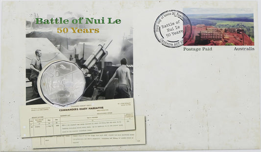 Battle of Nui Le 50 Years Coin Cover — Vietnam War Commemorative front