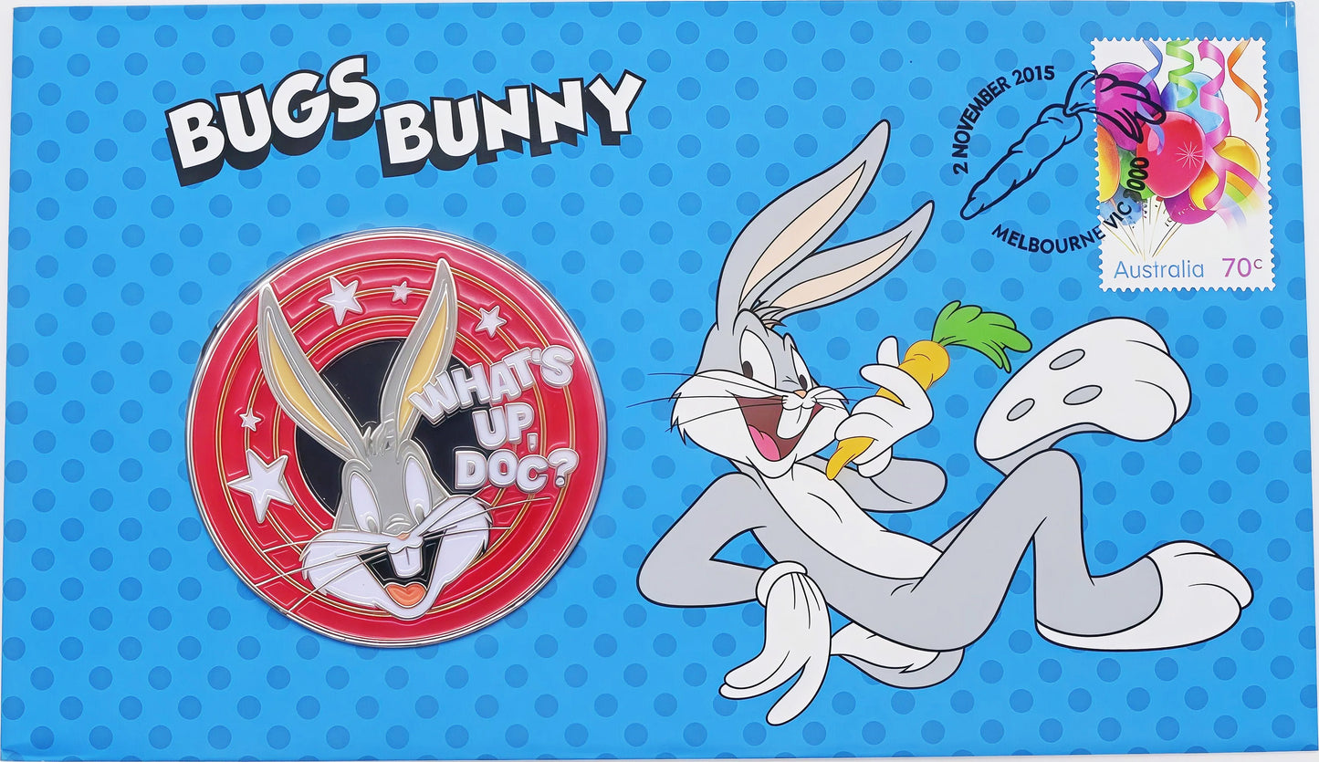 Bugs Bunny “What’s Up Doc?” Coin Cover — Looney Tunes Collectible PNC front