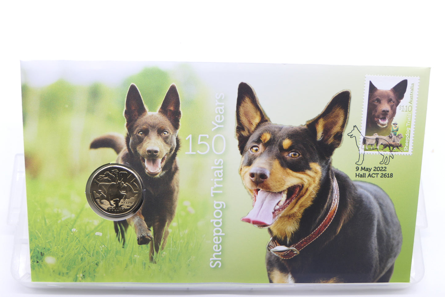 2022 150 Years of Sheepdog Trials in Australia PNC — Hall Act — 9 May 2022 front