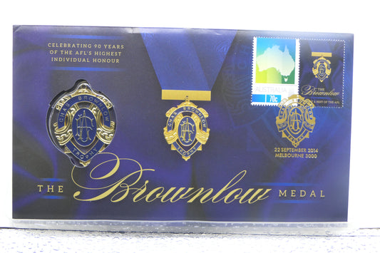 2014 the Brownlow Medal — Celebrating 90 Years of the AFL's Highest Individual Honour PNC — Melbourne Vic front