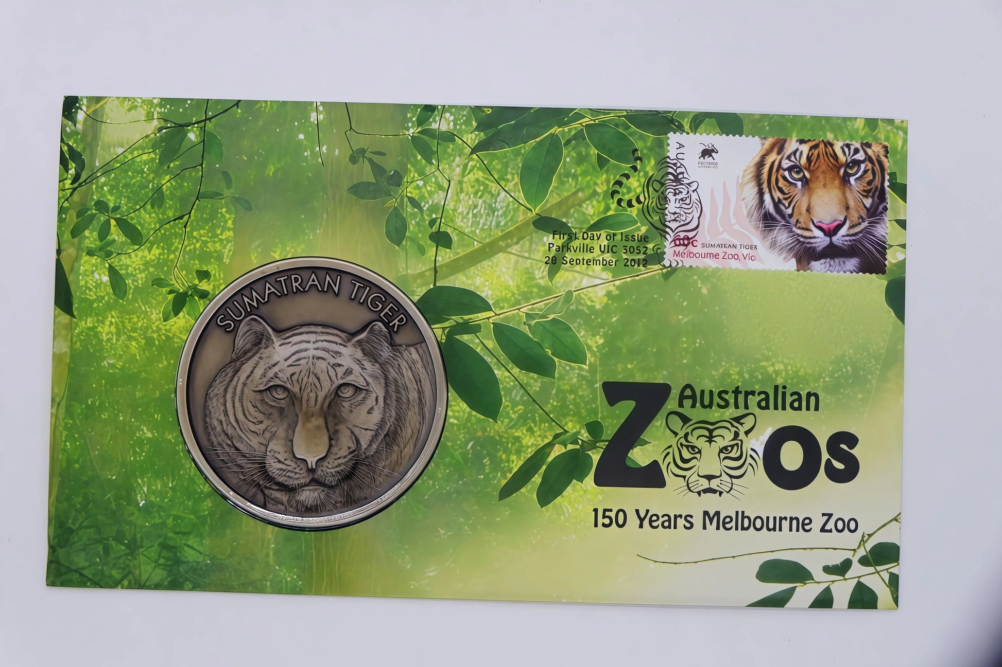 Australian Zoos 150 Years Melbourne Zoo — Sumatran Tiger PNC front