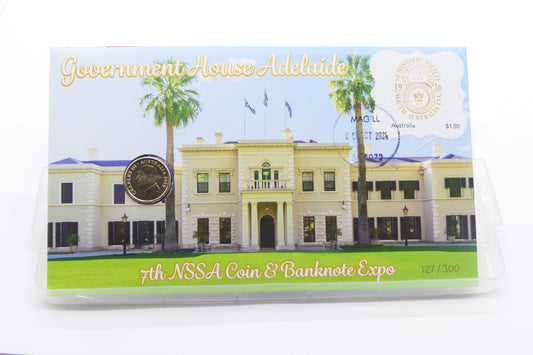 Government House Adelaide — 7th Nssa Coin & Banknote Expo PNC (127/300) front