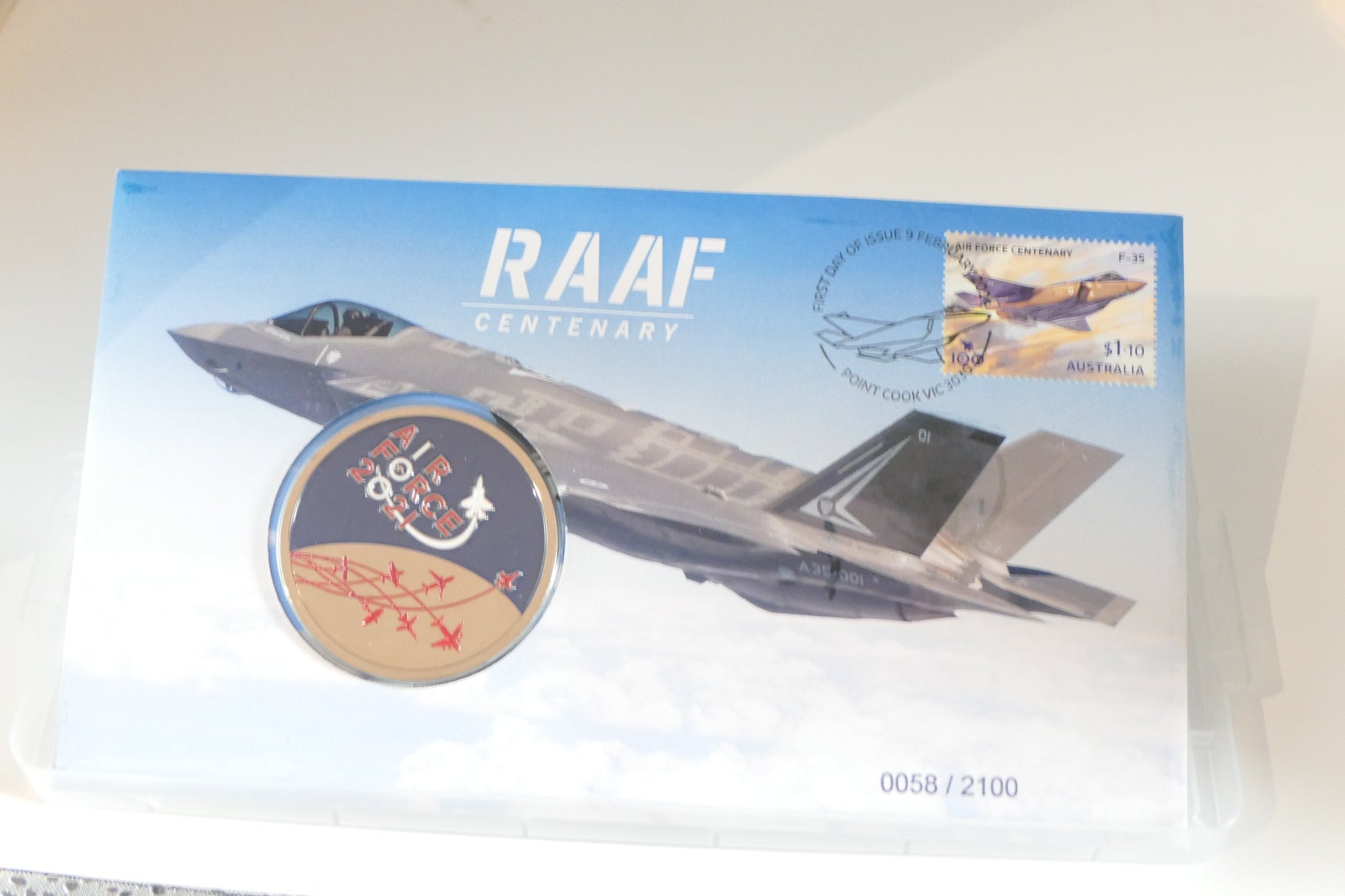 RAAF Centenary PNC — F-35 Lightning Ii front