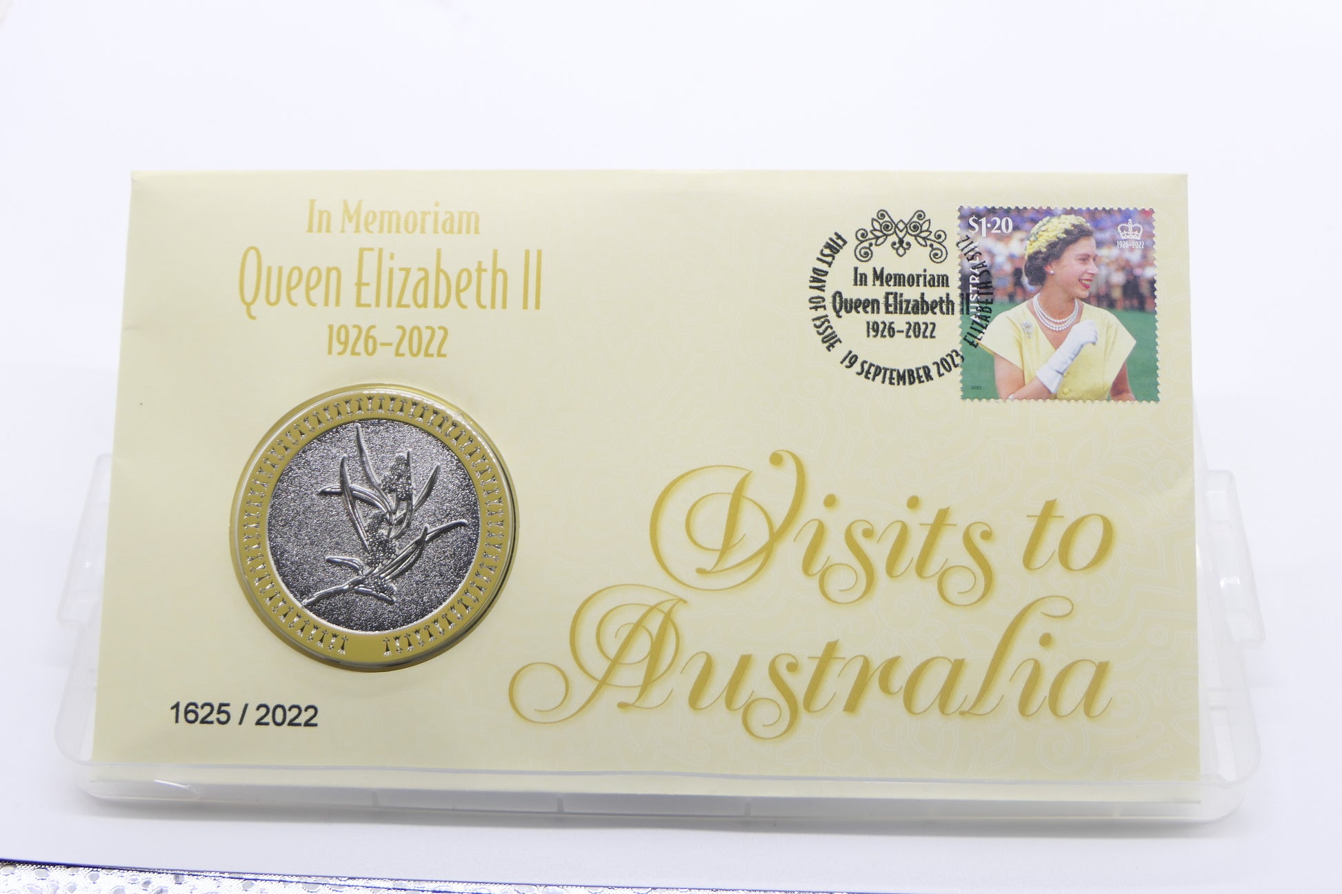 in Memoriam Queen Elizabeth II — Visits to Australia PNC front