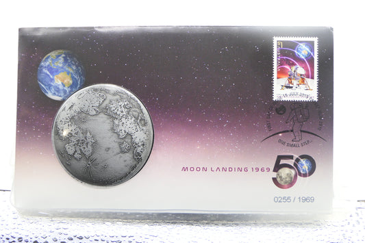 Moon Landing 1969 — 50th Anniversary PNC (0255/1969) front