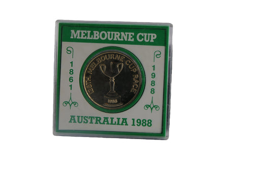 Melbourne Cup 128th Race 1988 Commemorative Coin Case front