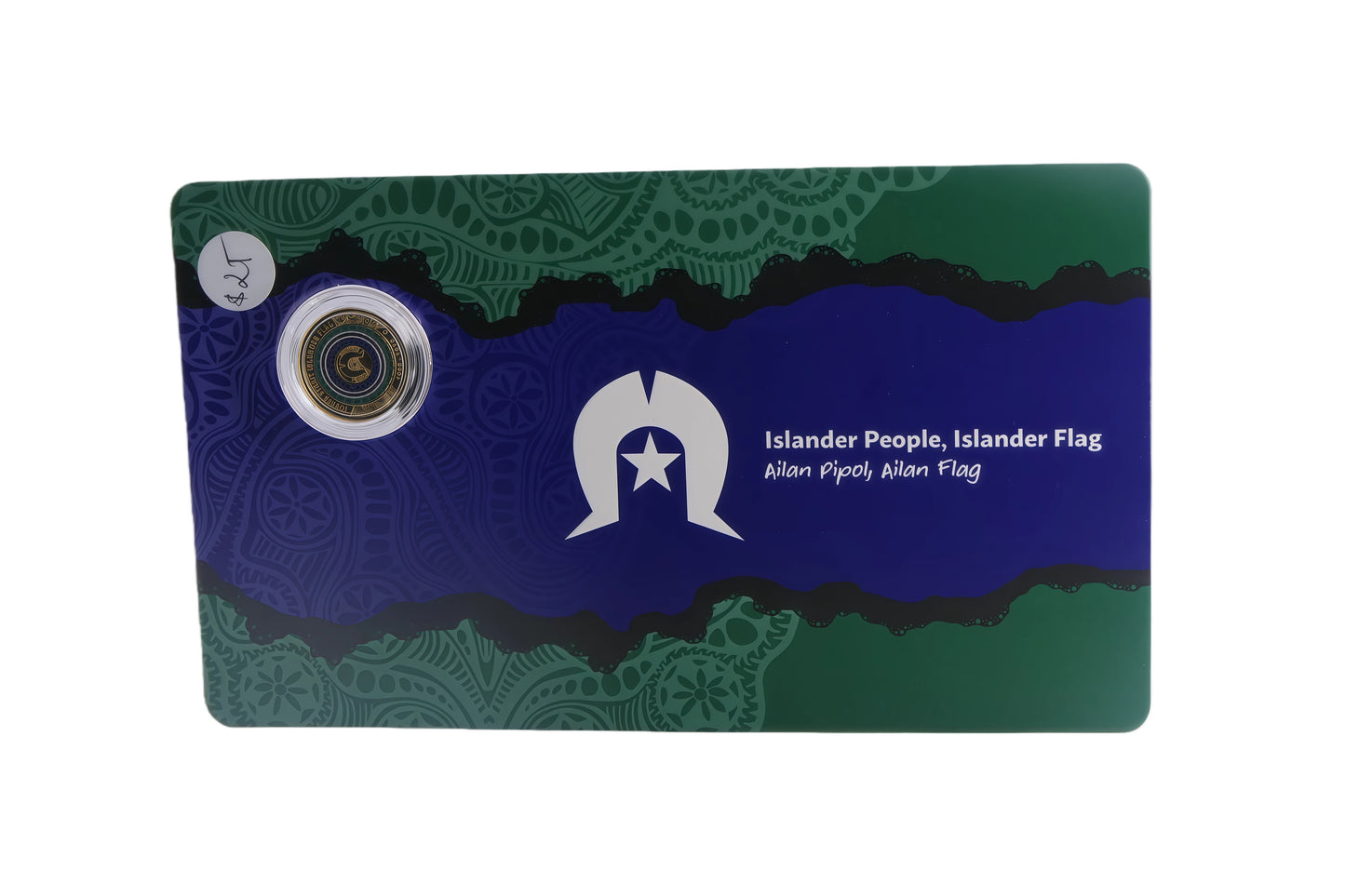 Islander People, Islander Flag — Torres Strait Islander Flag $2 Coin Card front