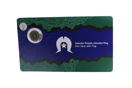 Islander People, Islander Flag — Torres Strait Islander Flag $2 Coin Card front