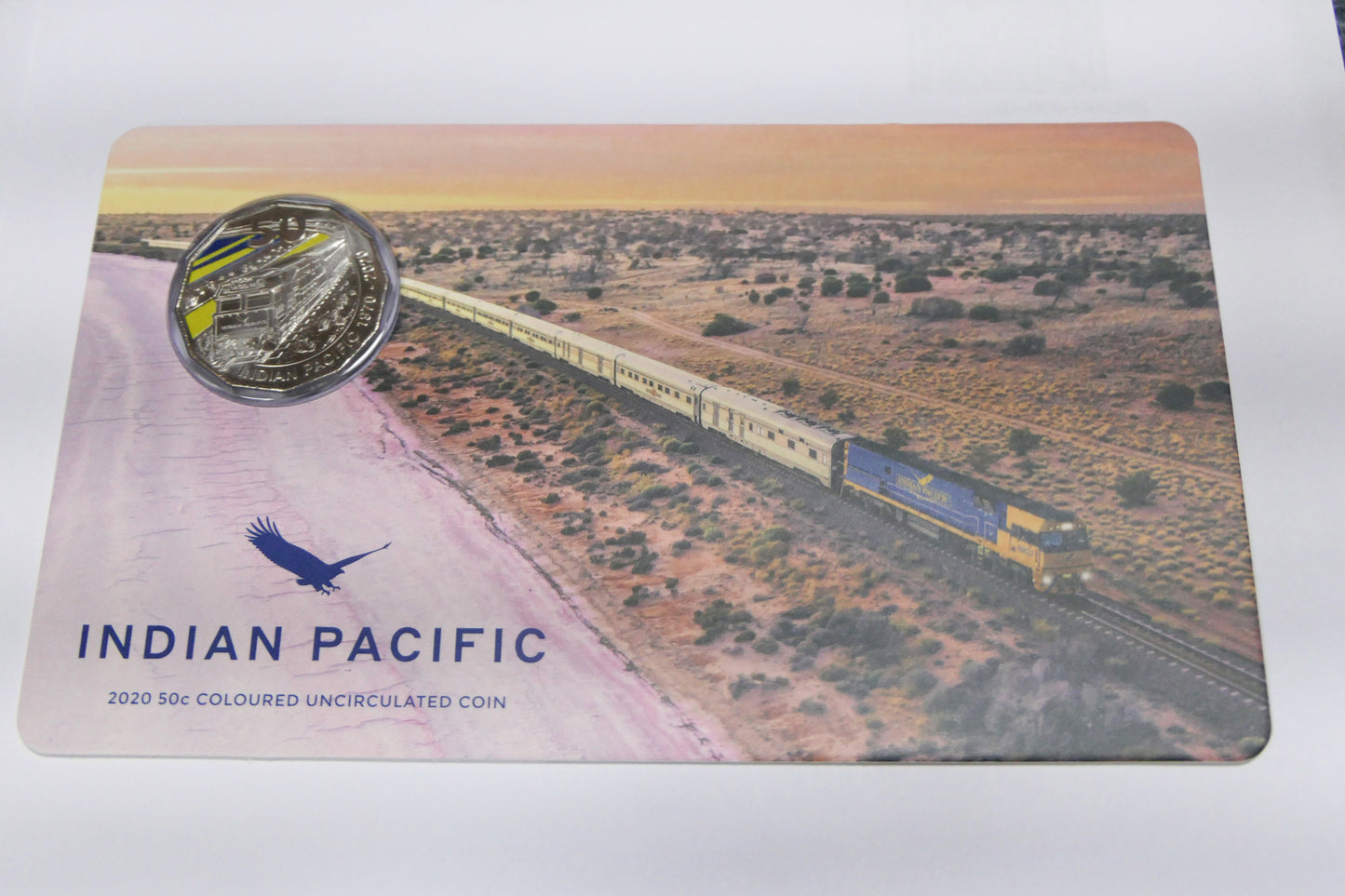 50th Anniversary of Indian Pacific 2020 50c front