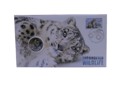 Endangered Wildlife Snow Leopard PNC front