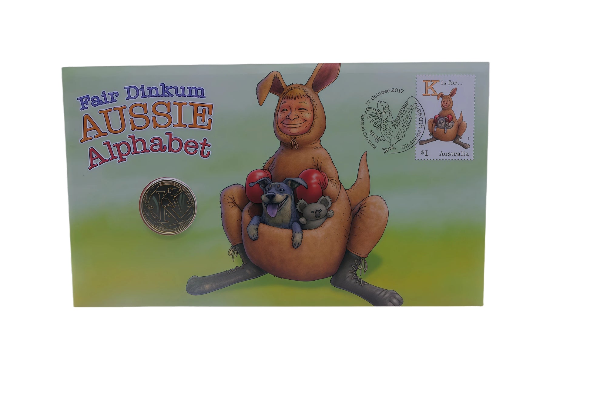 Fair Dinkum Aussie Alphabet PNC — K Is for Kangaroo front