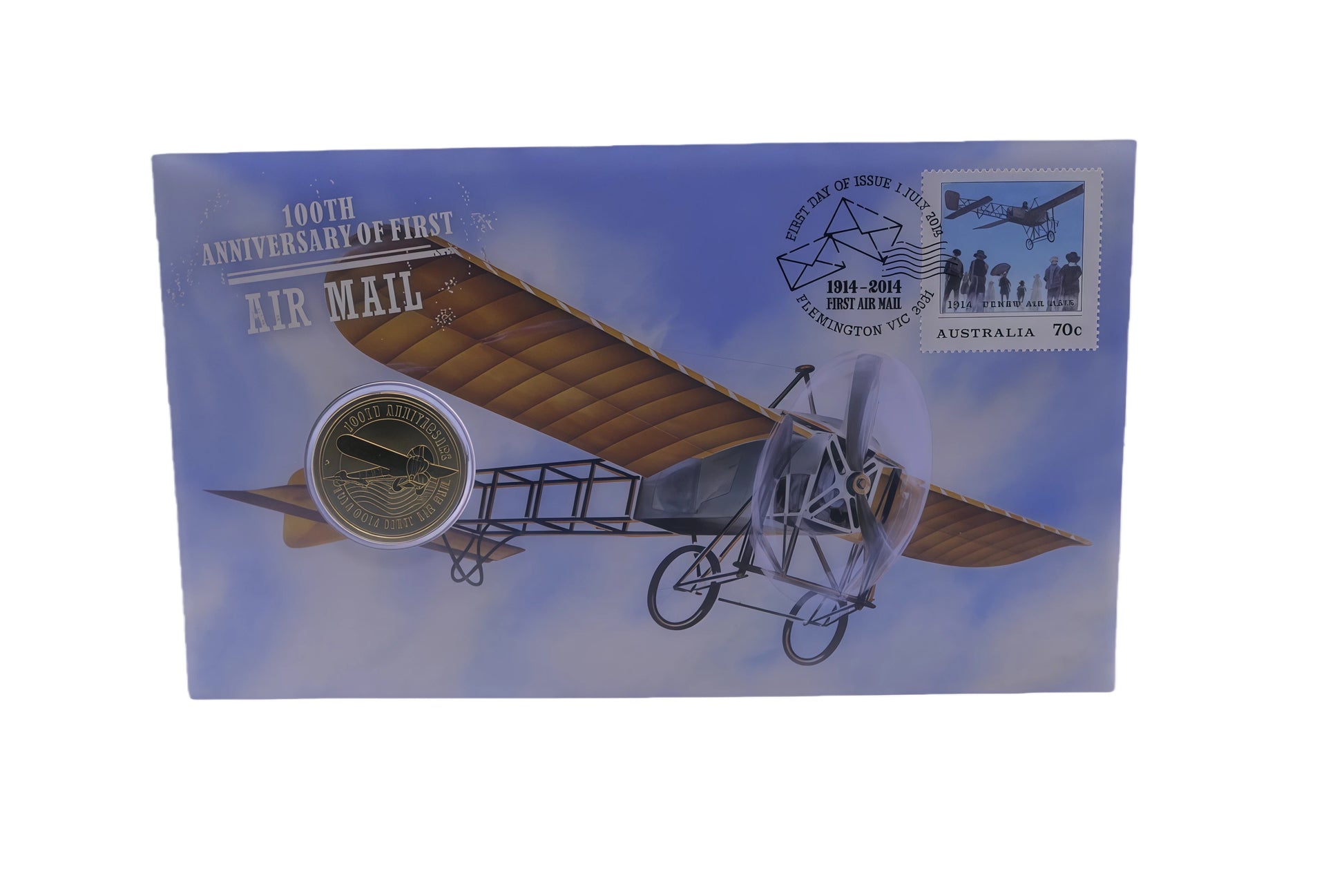 100th Anniversary of First Air Mail 1914—2014 PNC front
