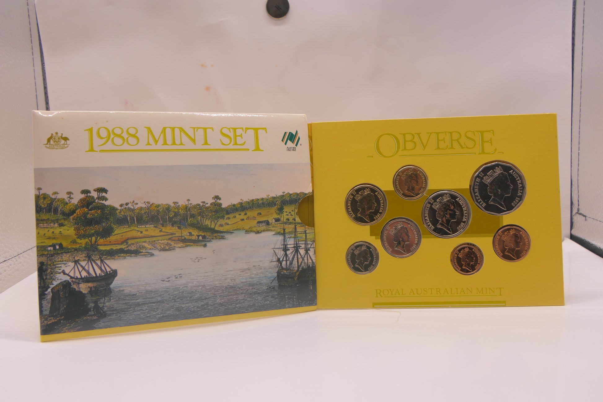 1988 Royal Australian Mint Uncirculated Coin Set front