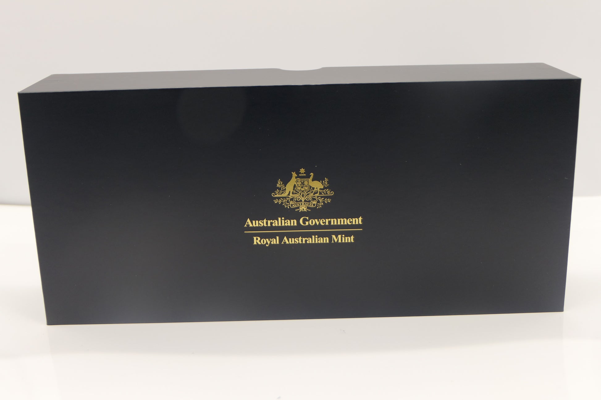 2024 King Charles III Royal Australian Mint Six Coin Roll Set — Premium Black Presentation Box front