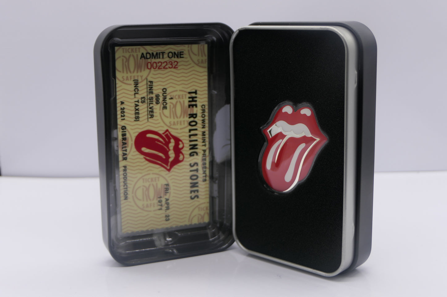 Royal Australian Mint 1oz the Rolling Stones Crown Mint Silver Collectible Coin image 3