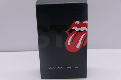 Royal Australian Mint 1oz the Rolling Stones Crown Mint Silver Collectible Coin front