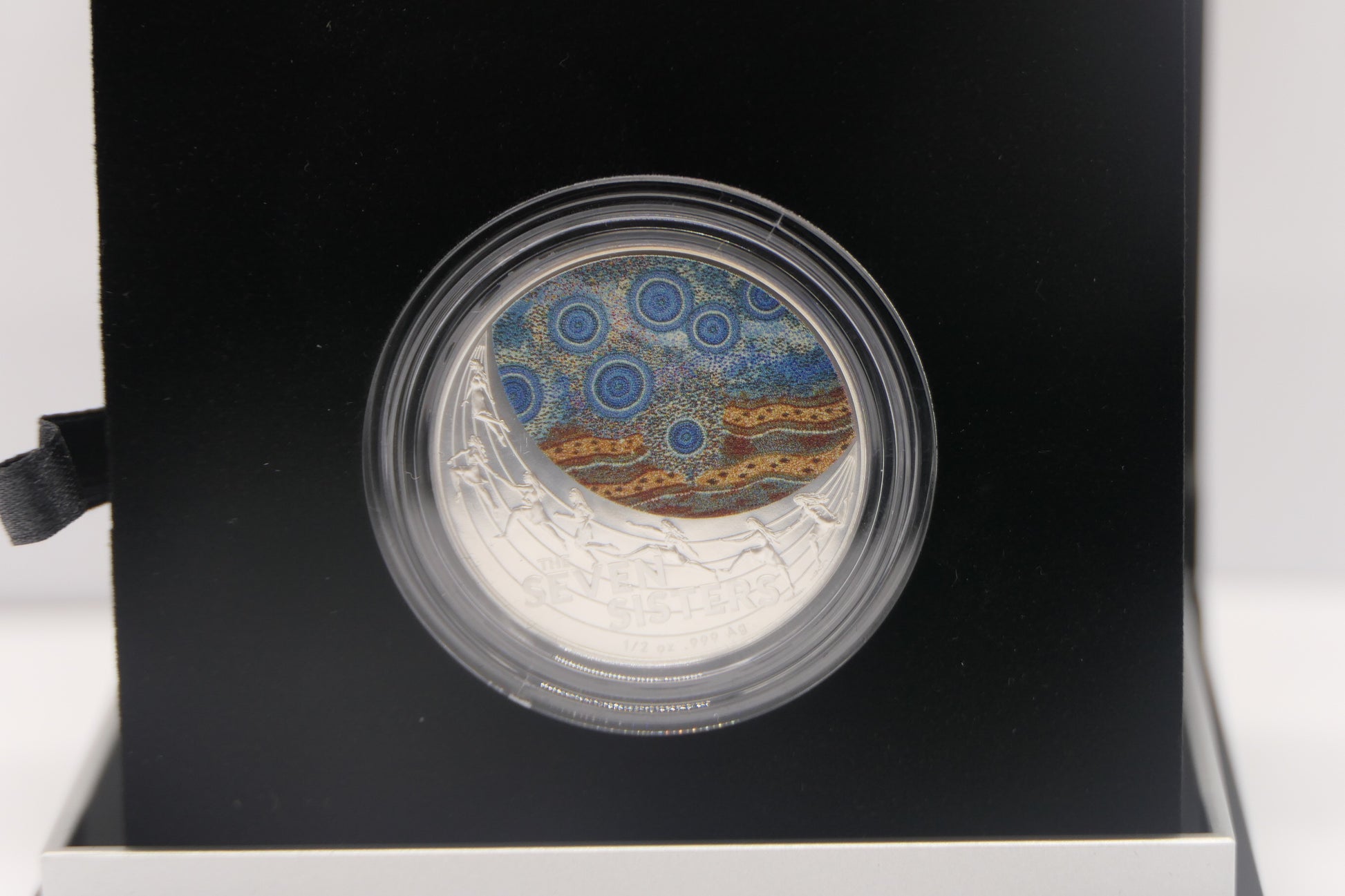 Star Dreaming — the Seven Sisters — Coloured Silver Proof Coin — Royal Australian Mint — 001644 reverse