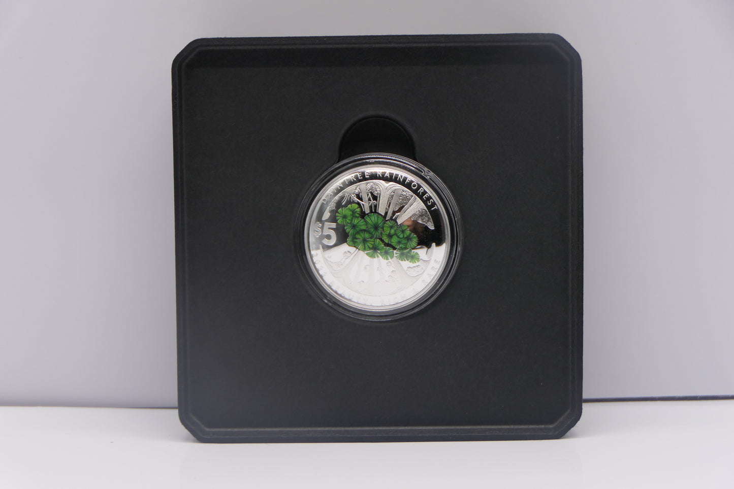 Beauty, Rich & Rare — Daintree Rainforest — $5 Coloured Silver Proof Coin — 1 Oz Fine Silver — Royal Australian Mint image 3