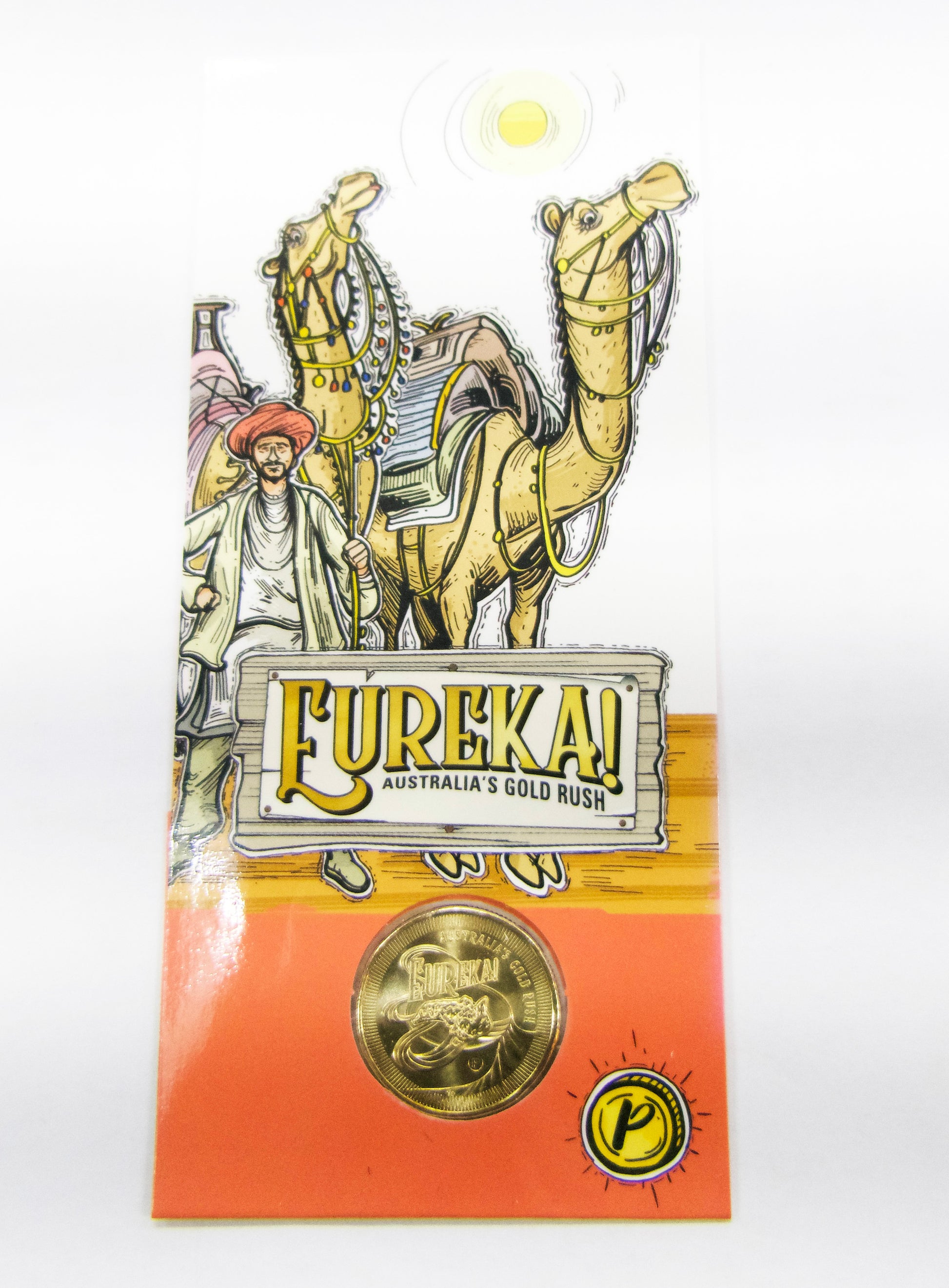 2020 Eureka Gold Rush 'p' Perth UNC Camel Coin front