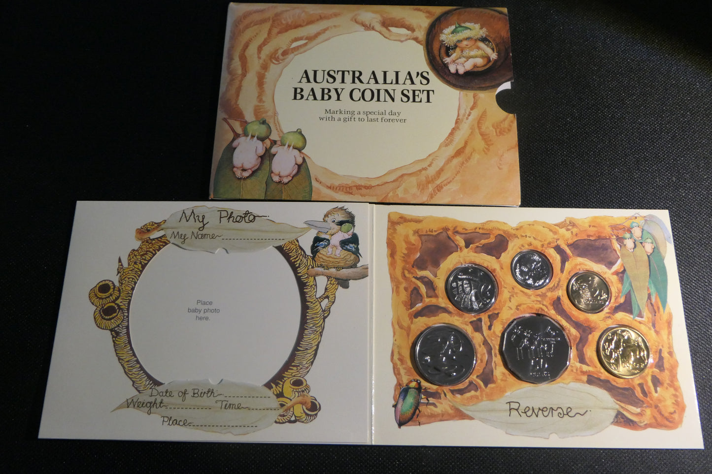 1996 Royal Australian Mint Australia's Baby Coin Set Uncirculated front