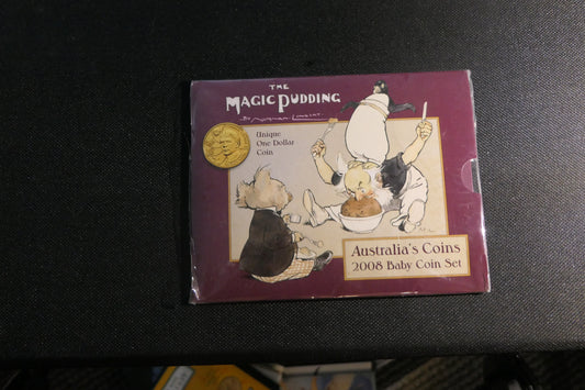 2008 Magic Pudding Baby Coin Set Uncirculated front