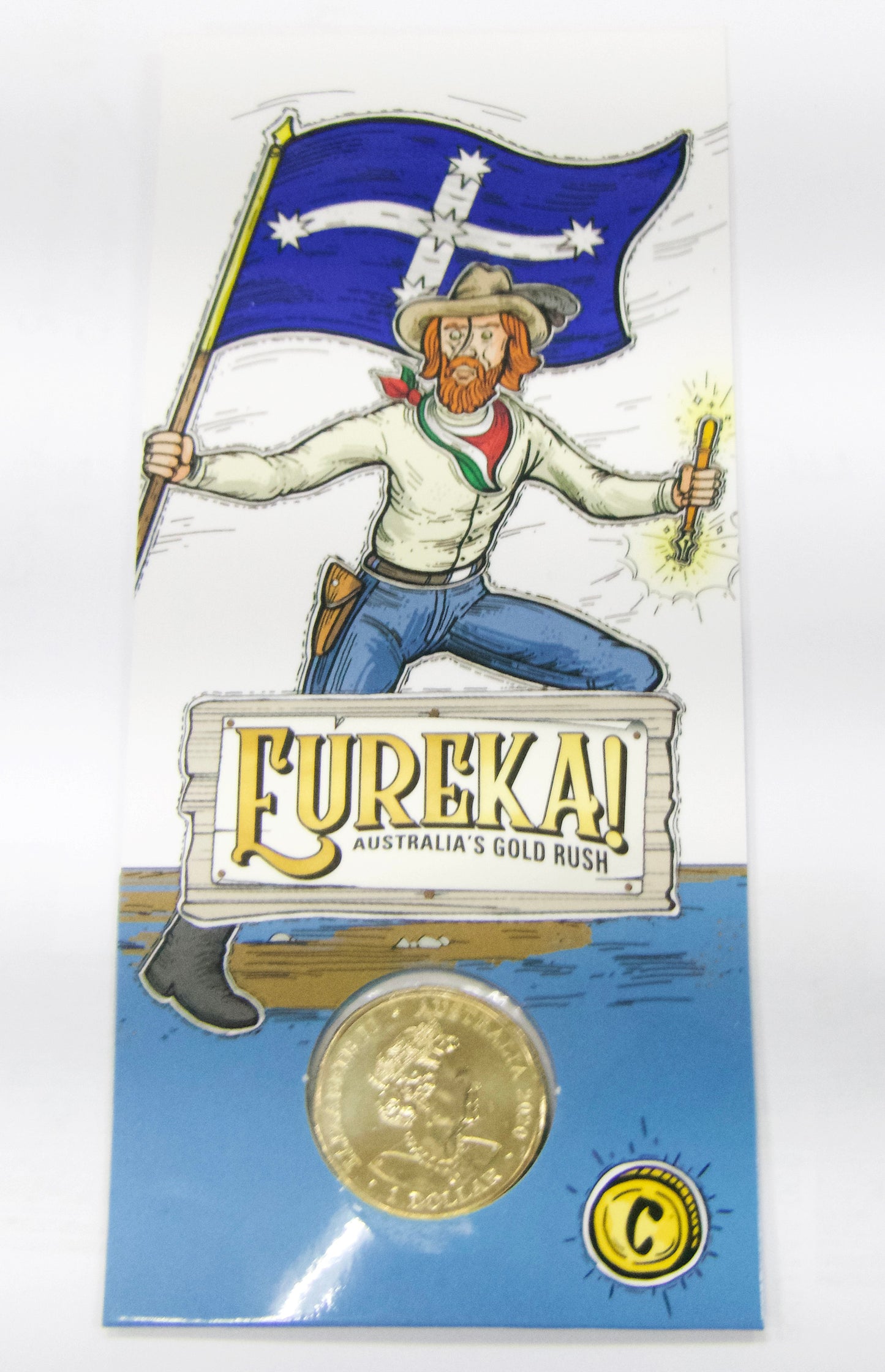 2020 Royal Australian Mint Eureka Gold Rush Ravello Carborni $1 front