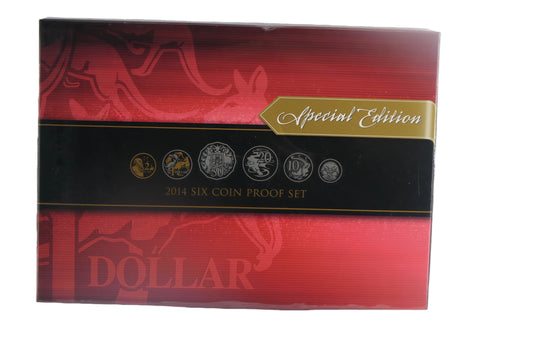 2014 Royal Australian Mint RAM 6-Coin Proof Set Special Edition front