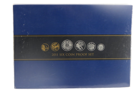 2011 Royal Australian Mint Six Coin Proof Set front